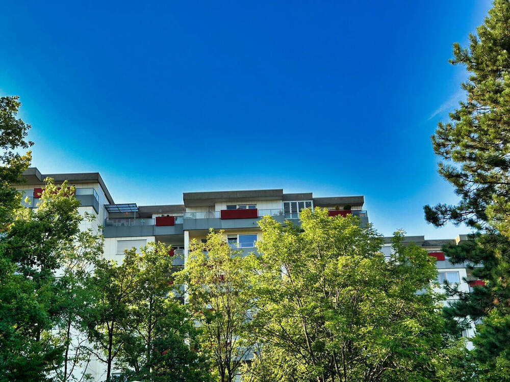 Blick zu Ihrer Wohnung