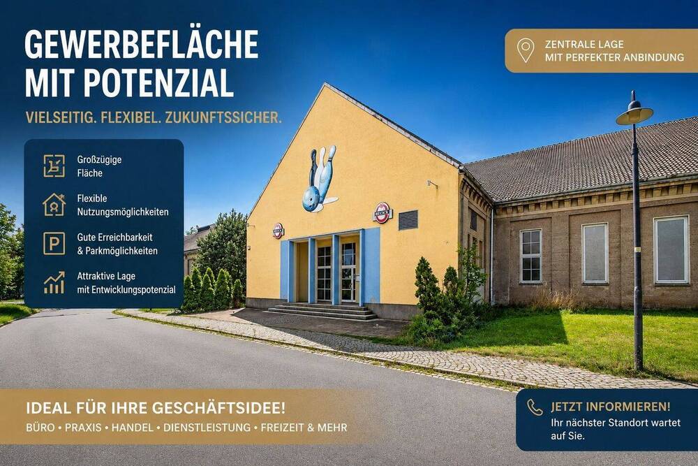 Thumbnail-Viel Platz für Ihre Geschäftsidee - flexibel nutzbare Gewerbefläche