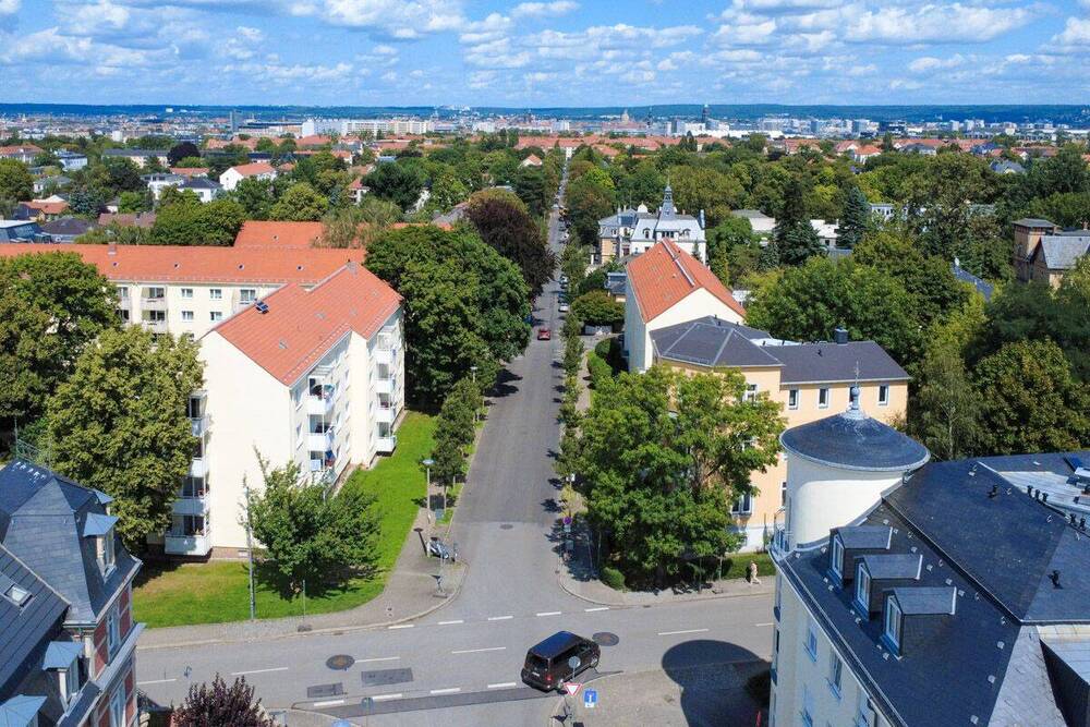 Blick ins Stadtzentrum