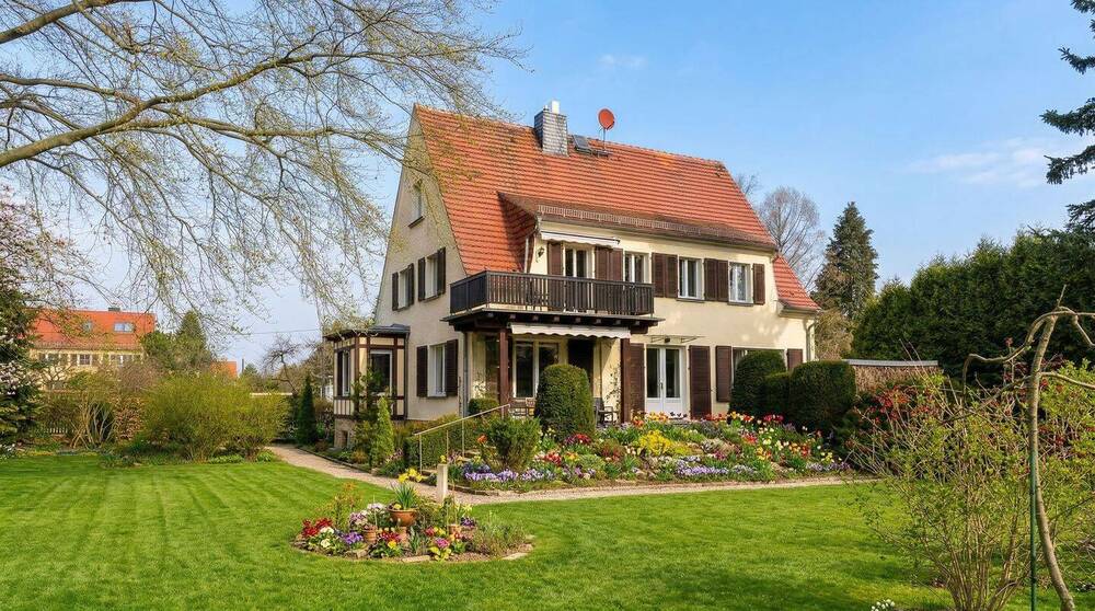 Thumbnail-++ Wohnen im Grünen vor den Toren Dresdens - Ihr modernes Zuhause in Langebrück mit Kamin ++