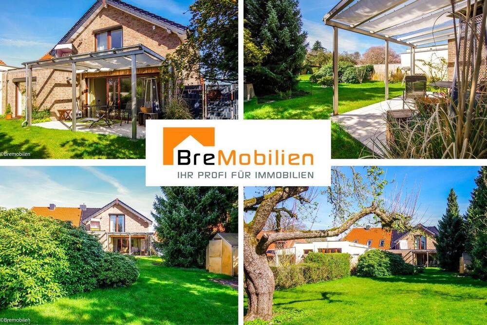 Thumbnail-Stilvoll modernisierte DHH in gefragter Lage von Bremen Alt-Osterholz - mit traumhaften Garten
