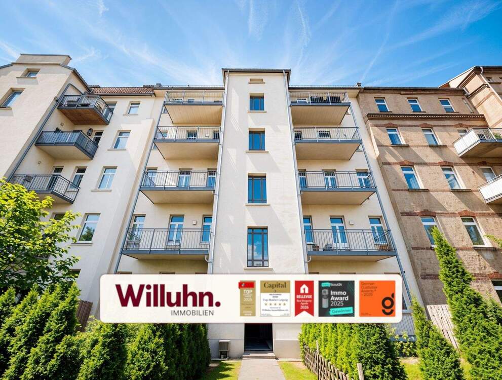 Thumbnail-Sanierte 3-Zimmer Wohnung I Denkmalschutz I Balkon I Aufzug I Badewanne & Dusche