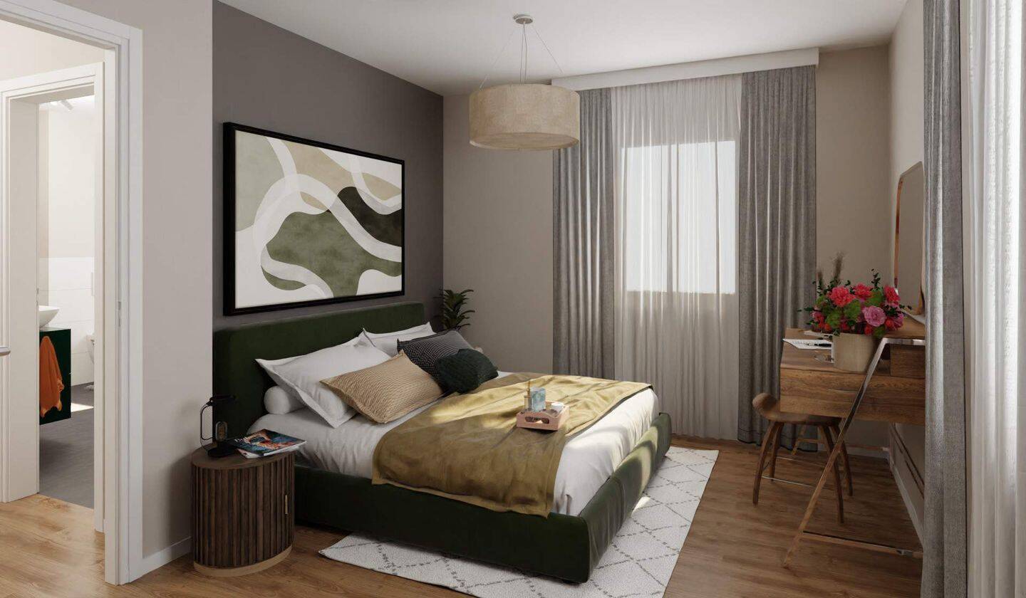 Komfortables Schlafzimmer