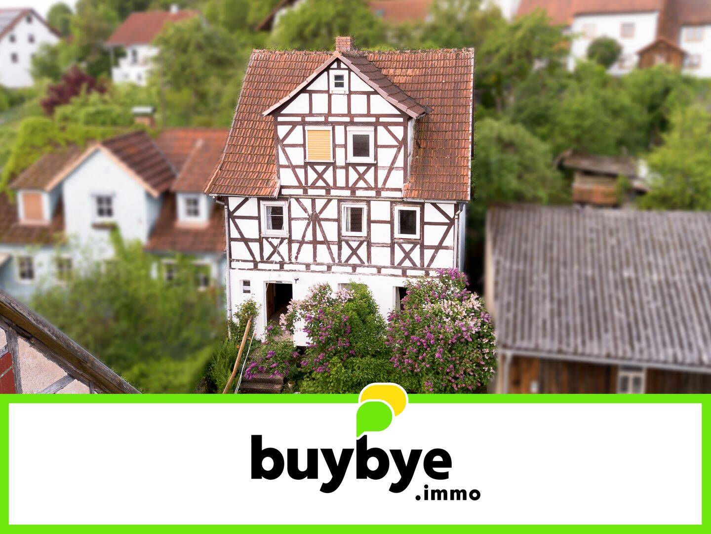Thumbnail-Weisbach: Charakteristisches Fachwerkhaus im Grünen zum Verkauf