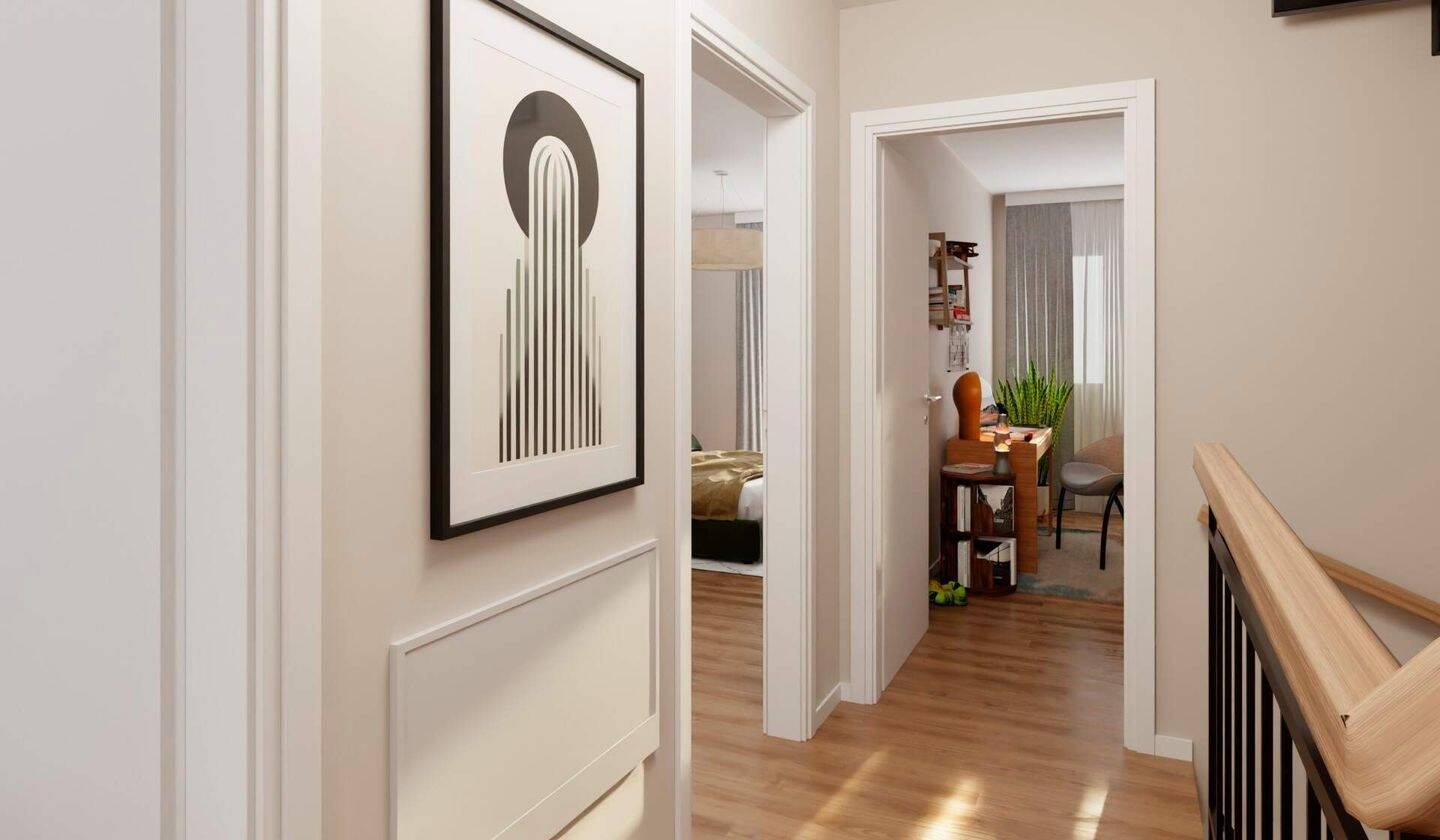 Thumbnail-Doppelhaushälfte mit großer Dachterrasse