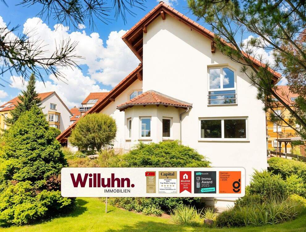 Thumbnail-Einziehen und Wohlfühlen: Architektenhaus mit sonniger Süd-Terrasse | zwei Garagen | schöner Garten