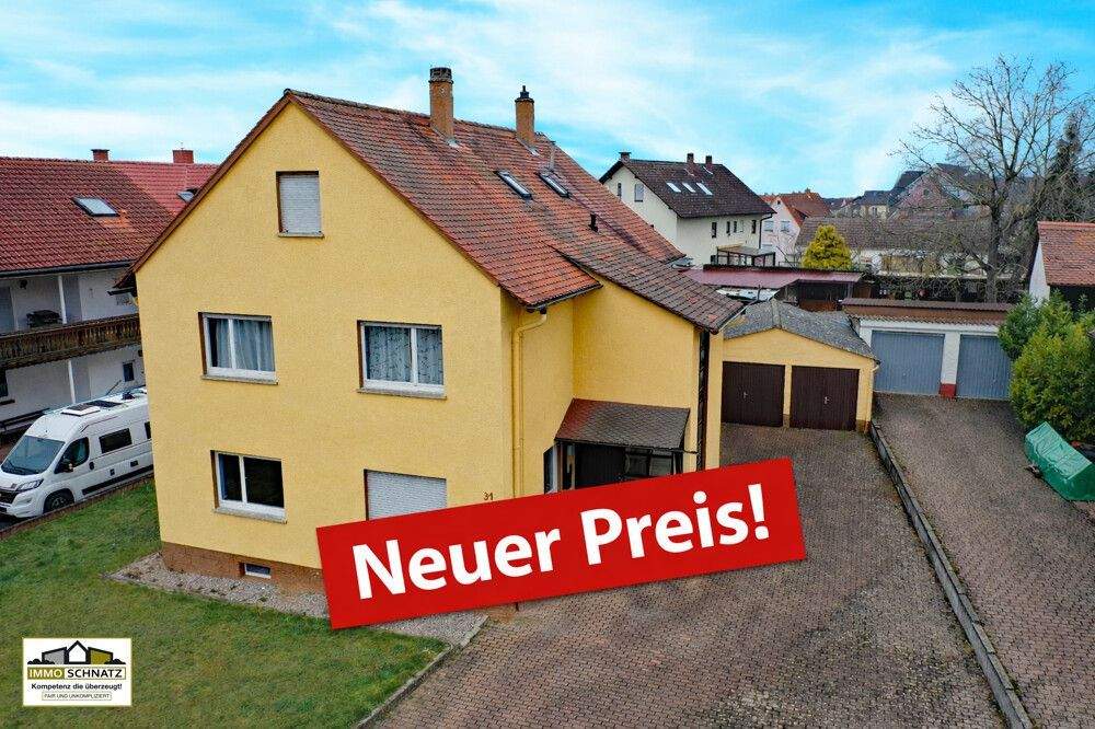 Thumbnail-Neuer Preis! Erlenbach: Großzügiges Haus mit zwei Wohneinheiten