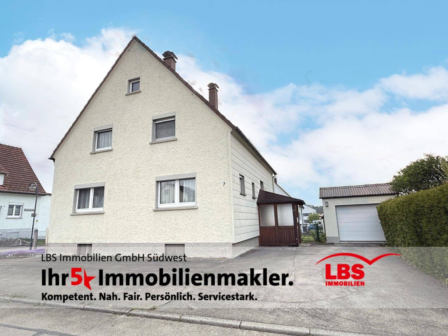 Thumbnail-Gepflegtes Ein- bis Zweifamilienhaus mit Gartenhaus und Garage - perfekt für Familien