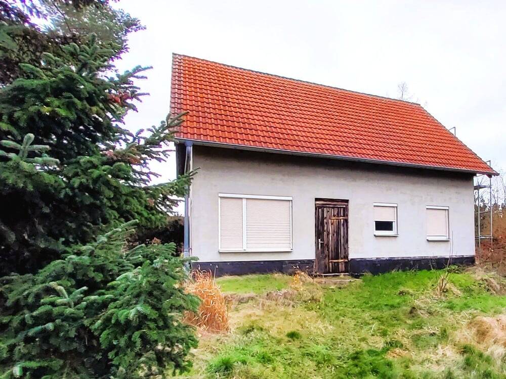 Thumbnail-Einfamilienhaus im Rohbau auf großem Doppelgrundstück mit zusätzlicher Bebauungsperspektive