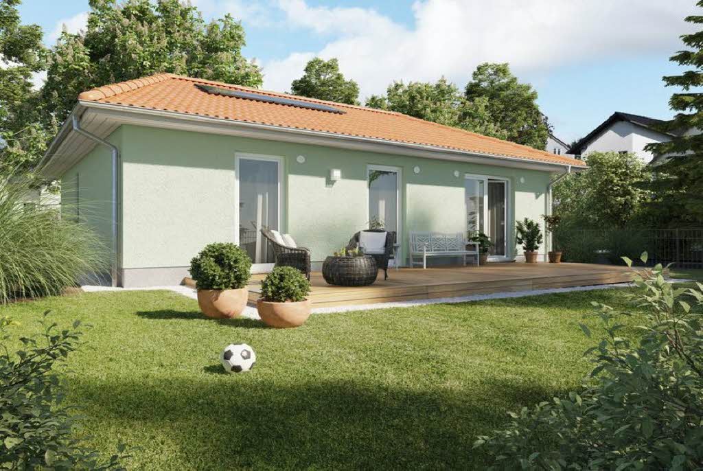 Thumbnail-Könnern OT Kirchedlau: Bungalow-Neubau auf 517 qm Baugrundstück