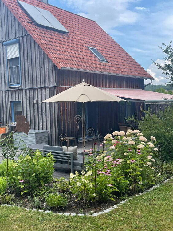 Thumbnail-Freistehendes Wohlfühlhaus in Holzständerbauweise mit großer Scheune und Traumgarten
