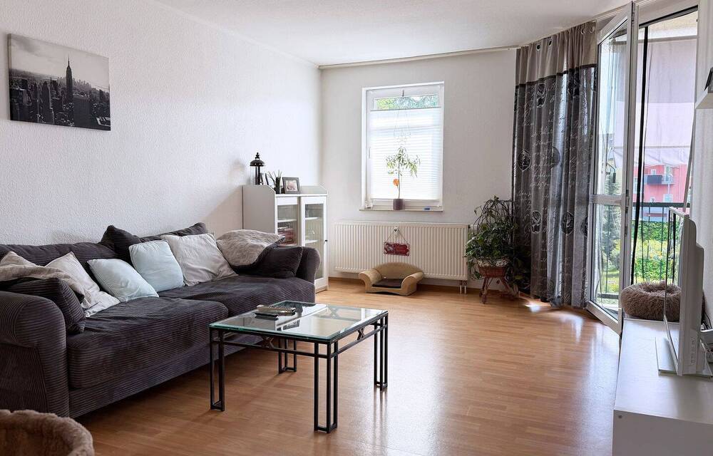 Thumbnail-Gemütliche Wohnung mit Balkon und Garagenstellplatz