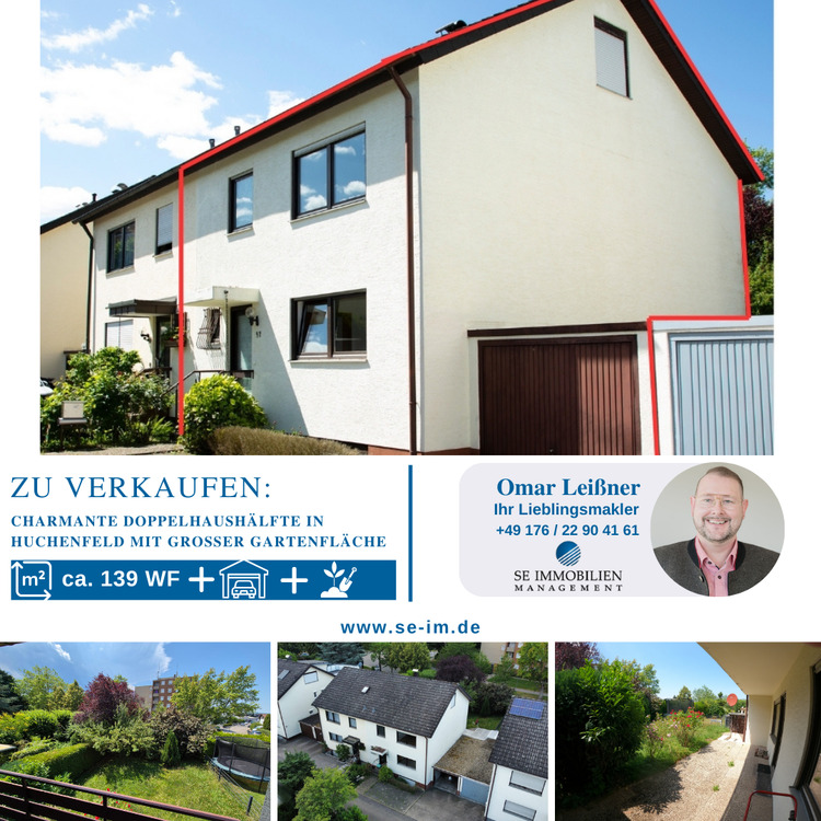 Thumbnail-Doppelhaushälfte mit Garten und Garage - Ihr neues Zuhause wartet!