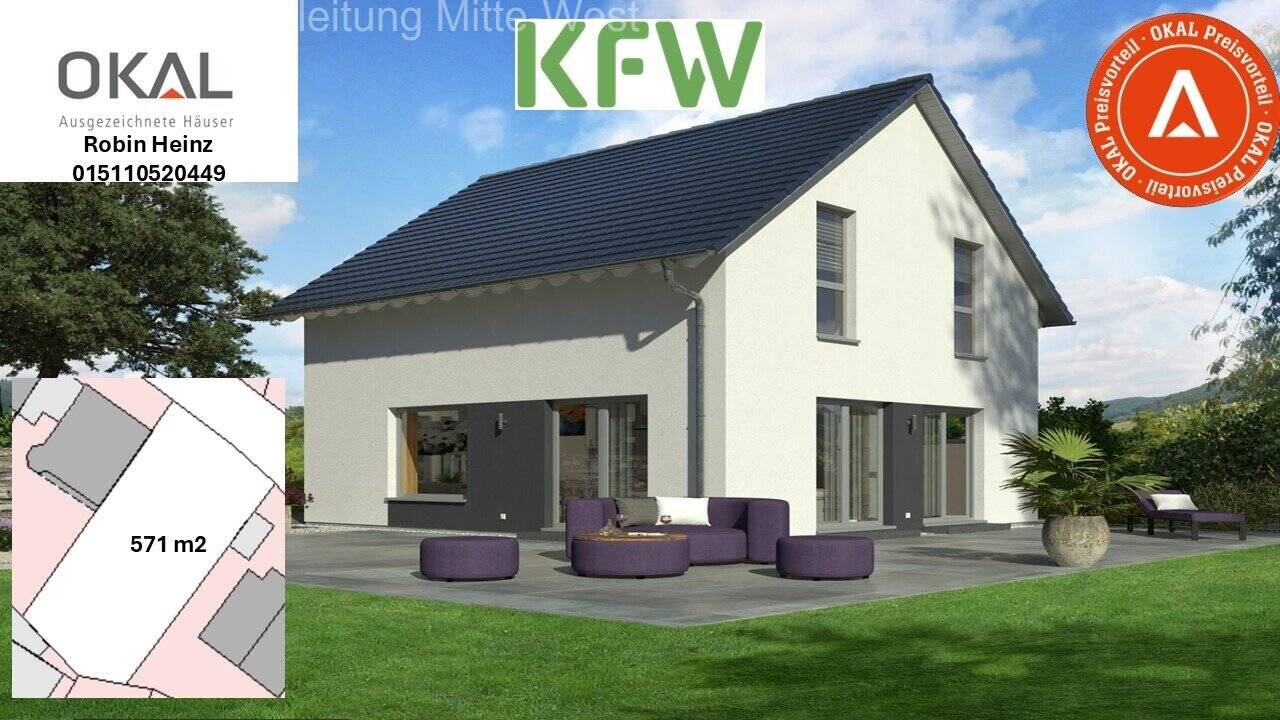 Thumbnail-Design 10: EINZUGSFERTIGES EFH MIT OFFENER ARCHITEKTUR UND KELLER