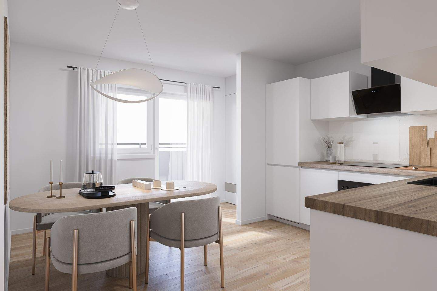 Thumbnail-Erstbezug nach Kernsanierung 3-Zimmer-Wohnung mit Balkon und Einbauküche