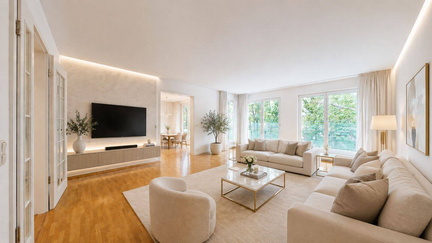 Thumbnail-Großzügige Etagenwohnung mit zwei Balkonen in bester Wohnlage