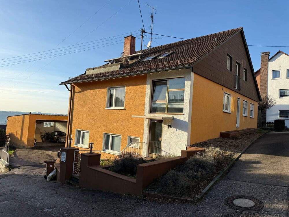Thumbnail-Aufgeteiltes 2-Familienhaus mit Einliegerbüro und großer Garage in ES-Liebersbronn
