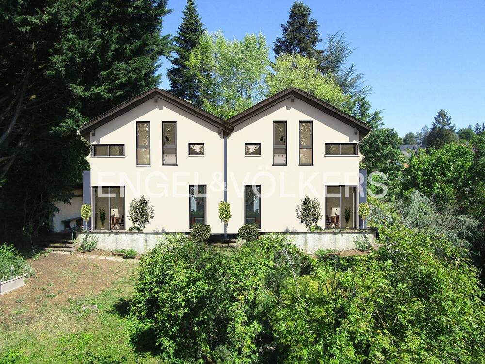 Thumbnail-Exklusives Grundstück mit schöner Aussicht in bester Halbhöhenlage . Garage und großer Garten