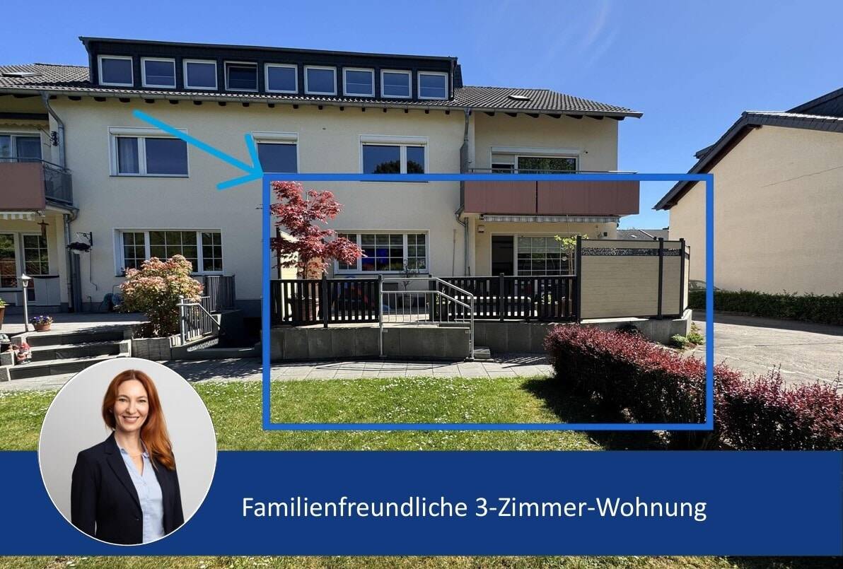 Thumbnail-Familienfreundliche 3-Zimmer-Wohnung mit Sonnenterrasse