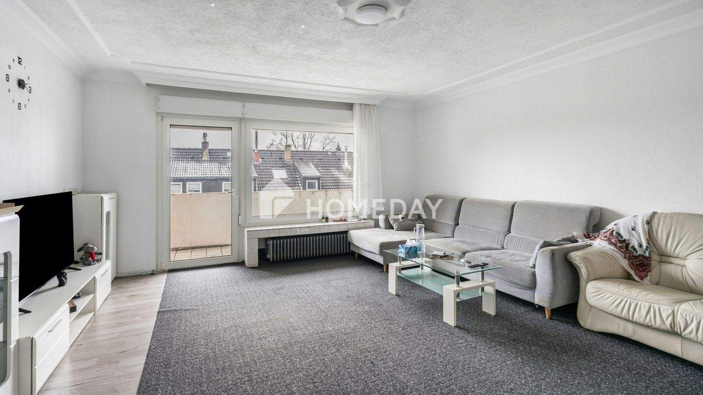 Thumbnail-Großzügige 2-Zimmer-Wohnung mit Balkon - ideal für Paare oder Singles