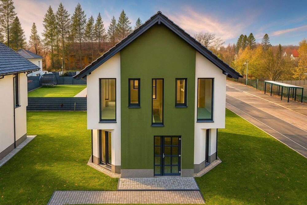Thumbnail-Modernes Einfamilienhaus Neubau - 123 m², 4 SZ, 2 Bäder, A+, provisionsfrei
