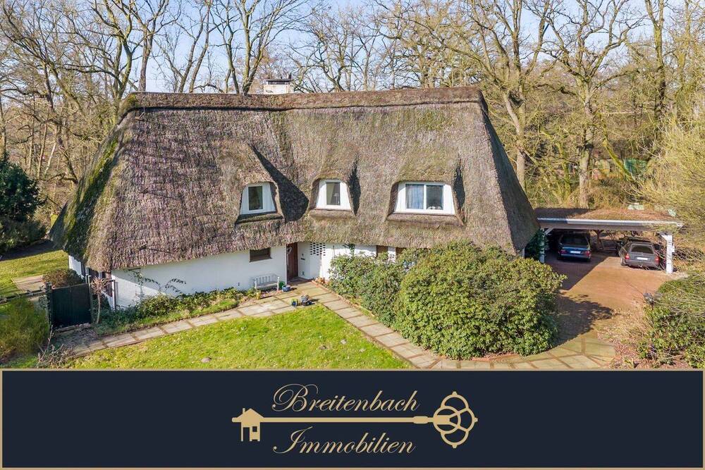 Thumbnail-Lilienthal - St.Jürgen . Exklusives Reetdachanwesen mit Teich & Pferdestall in Alleinlage