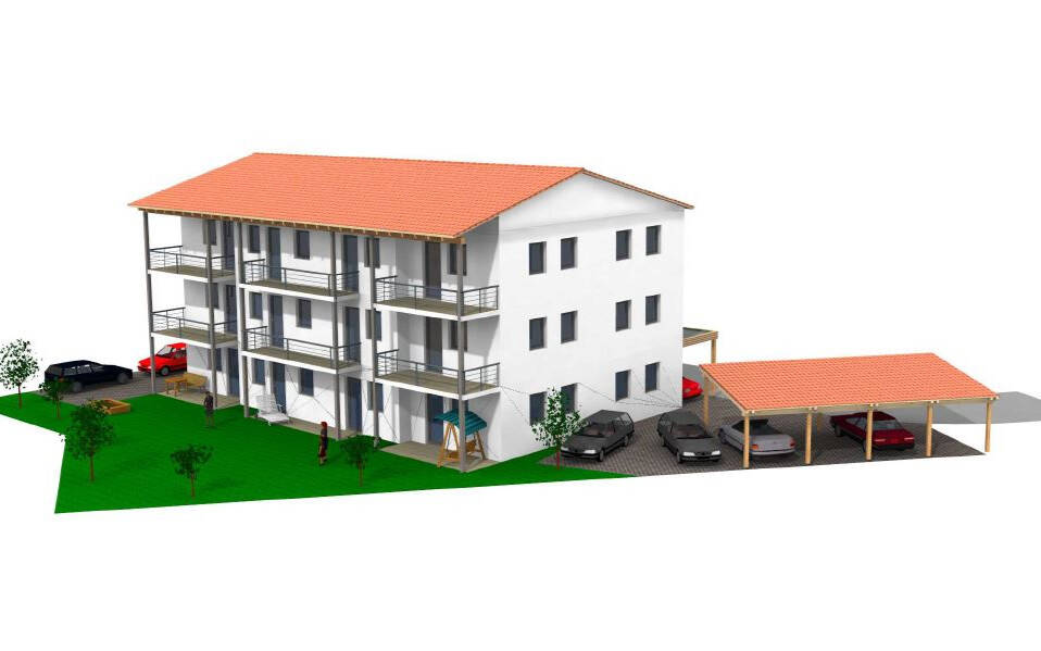 Thumbnail-*** 3-Zimmer im EG mit Terrasse und Garten - Neubau KfW 40 Effizienzhaus mit 9 WE ***