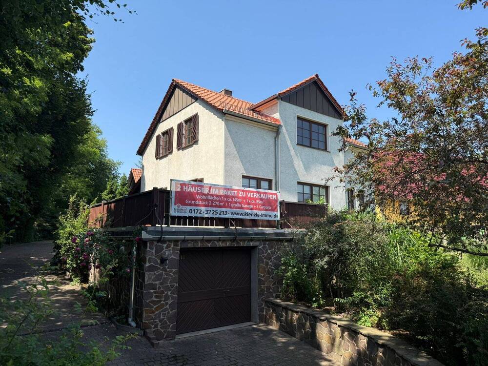 Thumbnail-Großzügiges Grundstück mit zwei Einfamilienhäusern in bevorzugter Lage von Weinböhla