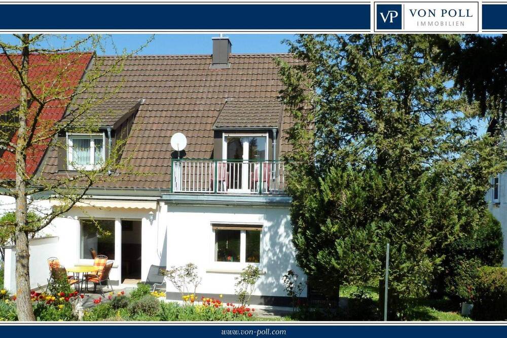 Thumbnail-Doppelhaushälfte mit liebevoll gestalteten Garten, Garage und Gerätehäuschen - Nähe der Unikliniken