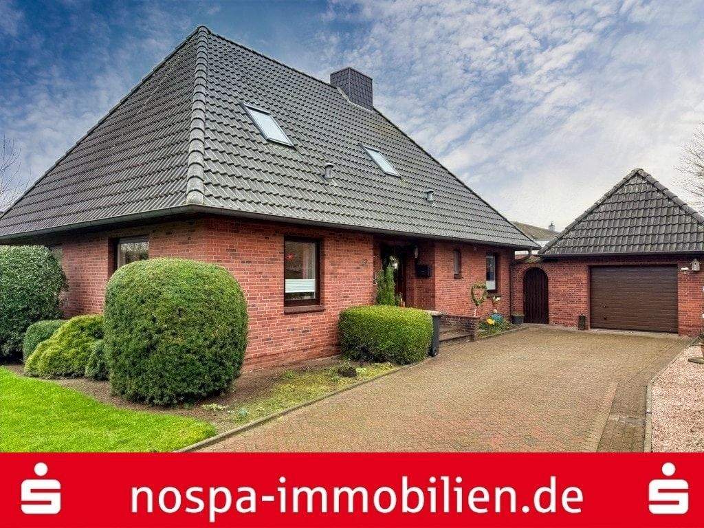 Thumbnail-Tlw. unterkellertes Einfamilienhaus mit Anbau, Sauna, Garage und Terrasse nahe der Kreisstadt Husum