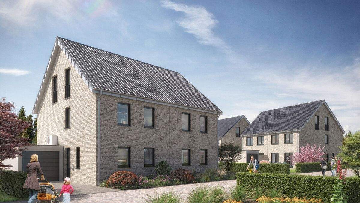 Thumbnail-Neubau Doppelhaushälfte im Zentrum von Voerde! Drei Ebenen Wohnkomfort mit moderner Klinkerfassade