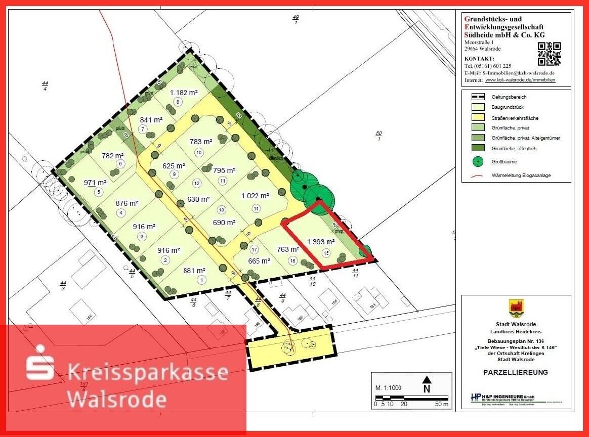 Thumbnail-Wohnbaugrundstück Nr. 15 in Walsrode - Ortsteil Krelingen 