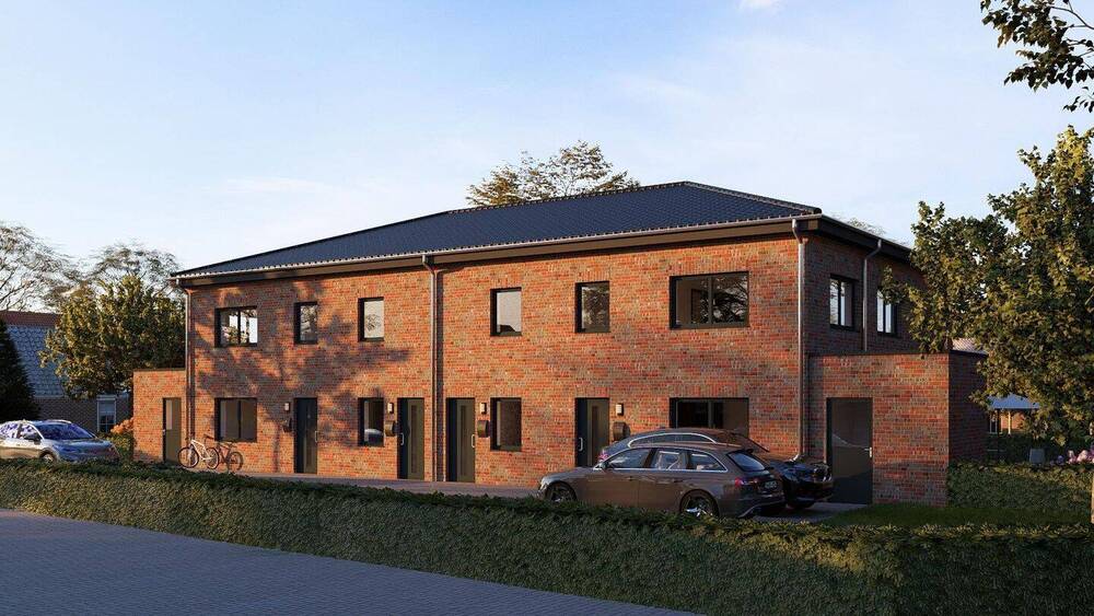 Thumbnail-Neubau OG-Wohnung mit KfW QNG Förderung + QNG Zertifikat, exklusive Lage in Leer mit Loggia