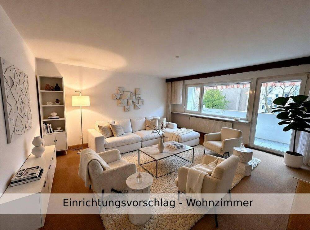Thumbnail-Provisionsfreie, helle 3-Zimmer Wohnung mit Balkon in Karlsruhe Innenstadt-West