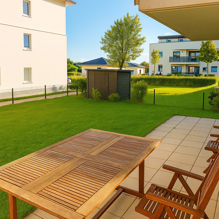 Thumbnail-Sonnige Gartenwohnung mit SW Garten (ca. 140 QM)! KiTa im Ort!