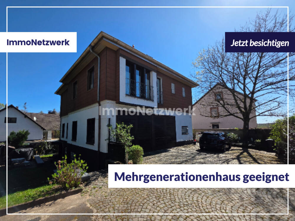 Thumbnail-Familientraum in Neunkirchen: 205 m² Zweifamilienhaus mit Garten, Sauna, Loggia und Wintergarten.