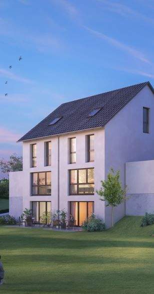 Thumbnail-Neubau-DHH in sonniger ruhiger Ortslage - modernes Wohnen mit Blick, Heimsheim
