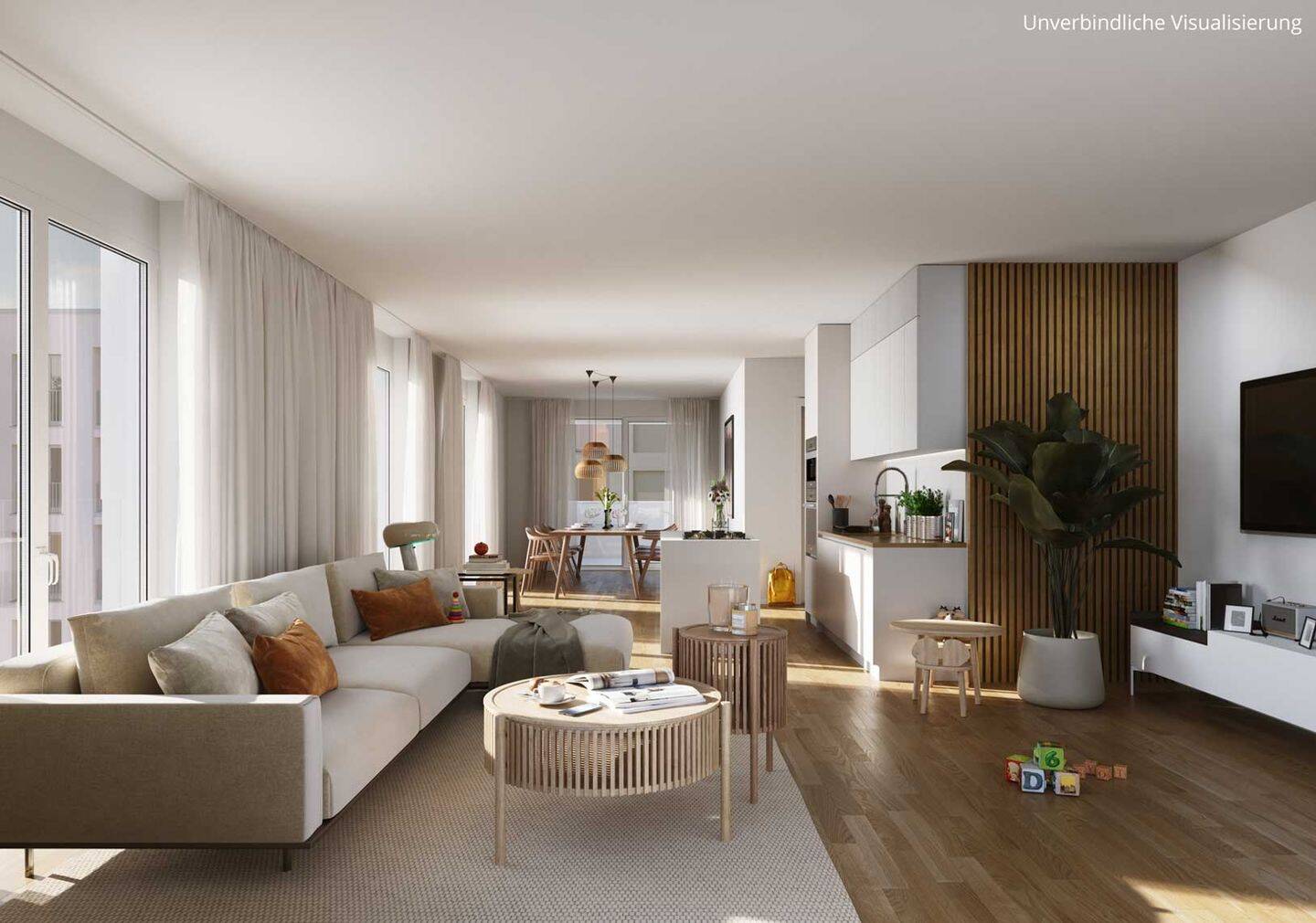 Thumbnail-Charmante 3-Zimmer-Wohnung mit ca. 84 m² samt Dusche, Gäste-WC und Balkon