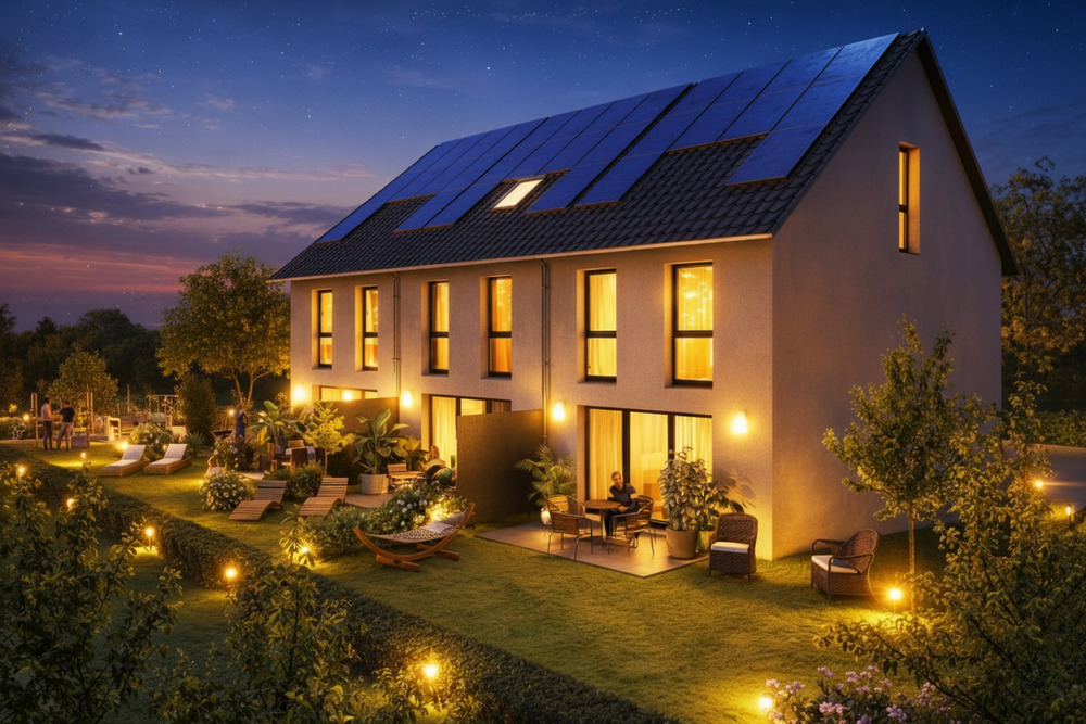 Thumbnail-Neubau-Reihenhäuser mit Terrasse, auf eigenem Grundstück, S-Plieningen (höchster KFW-Standard)