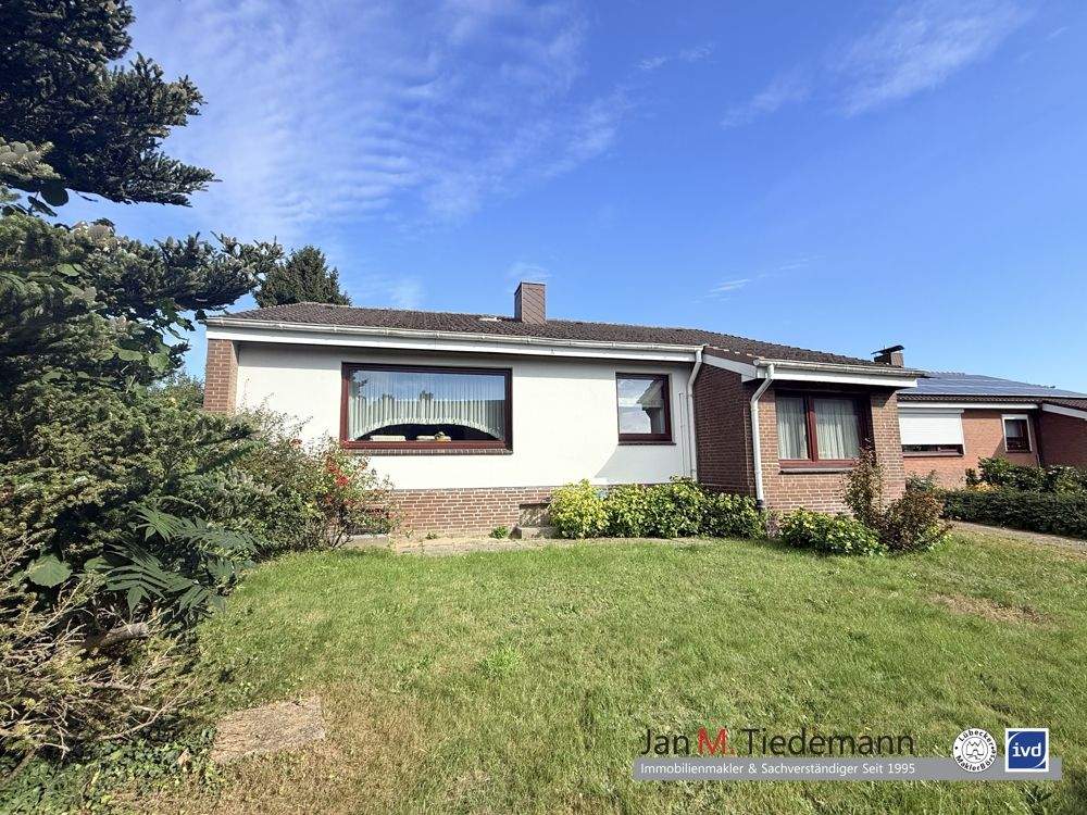 Thumbnail-5 Zimmer Bungalow mit Satteldach auf 623 m² Eigenland mit Keller und Garage