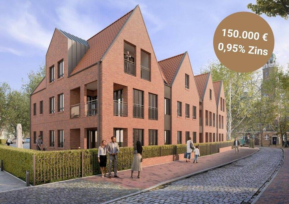 Thumbnail-Provisionsfrei: Großzügige Erdgeschosswohnung in attraktiver Lage von Leer!