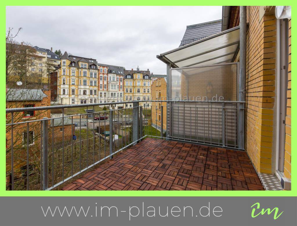 Thumbnail-Balkon - Badewanne - Dusche - Tageslichtbad | 2-Zimmer-Wohnung Plauen Syratal