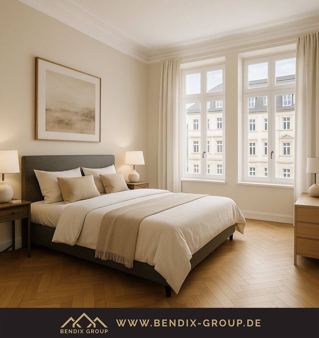 Thumbnail-Schicke EG-Wohnung im sanierten Denkmal mit Balkon, moderner Technik & KfW-Förderung I Top Lage