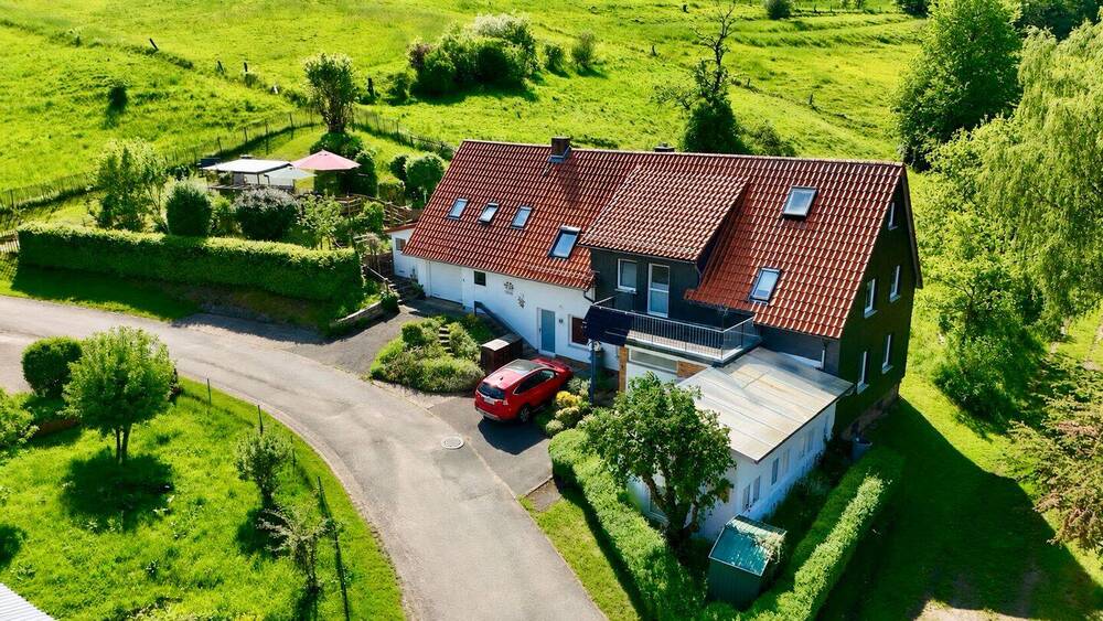 Thumbnail-Ruhe und Aussicht genießen in Ortsrandlage von Sudershausen!