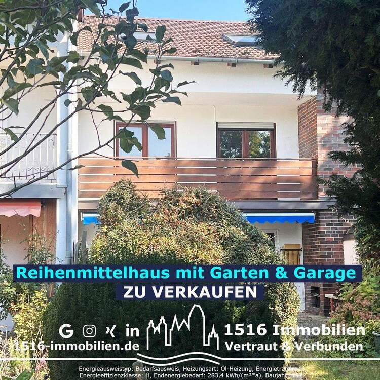 Thumbnail-*** Provisionsfreies Reihenmittelhaus mit Garten - bereit für frischen Wind