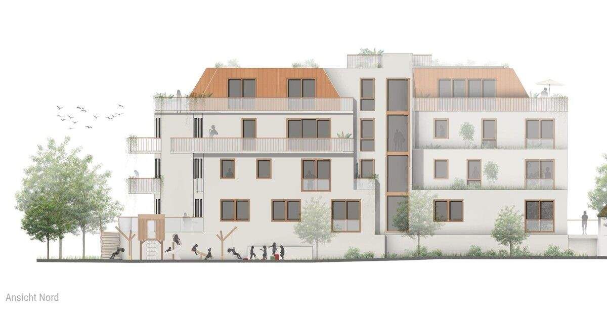 Thumbnail-Komfortable 3-Zimmer-Terrassenwohnung in ruhiger Wohnlage *KfW-40-QNG Standard*