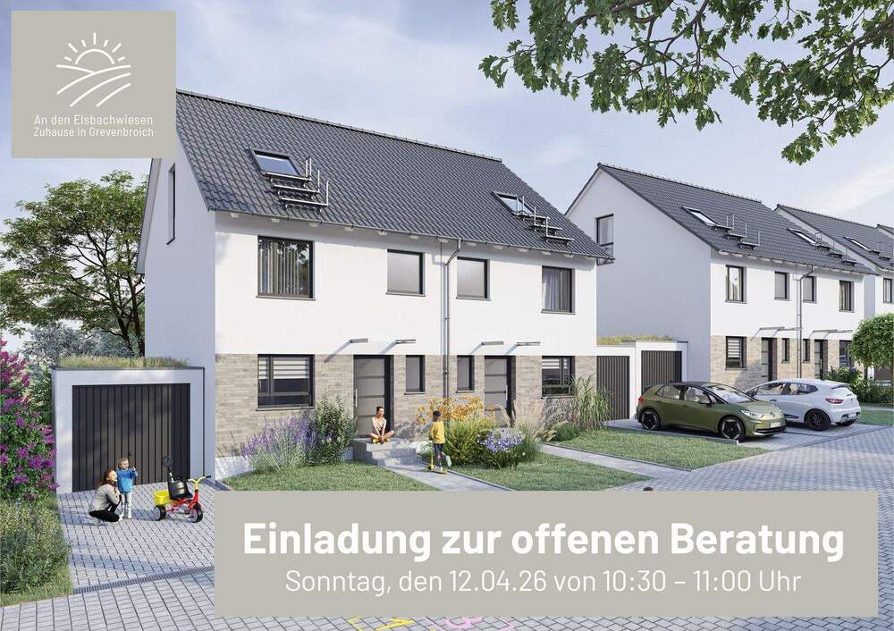 Thumbnail-Attraktive Doppelhaushälfte in begehrter Wohnlage von Grevenbroich