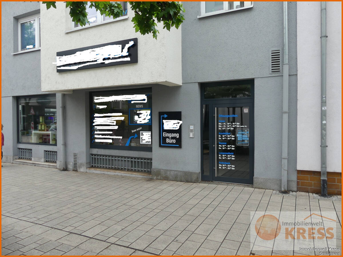 Thumbnail-Ebenerdiges Ladenlokal und Büroräume im 1. OG, Lastenfahrstuhl, zentrale Innenstadtlage Hanau Stadt