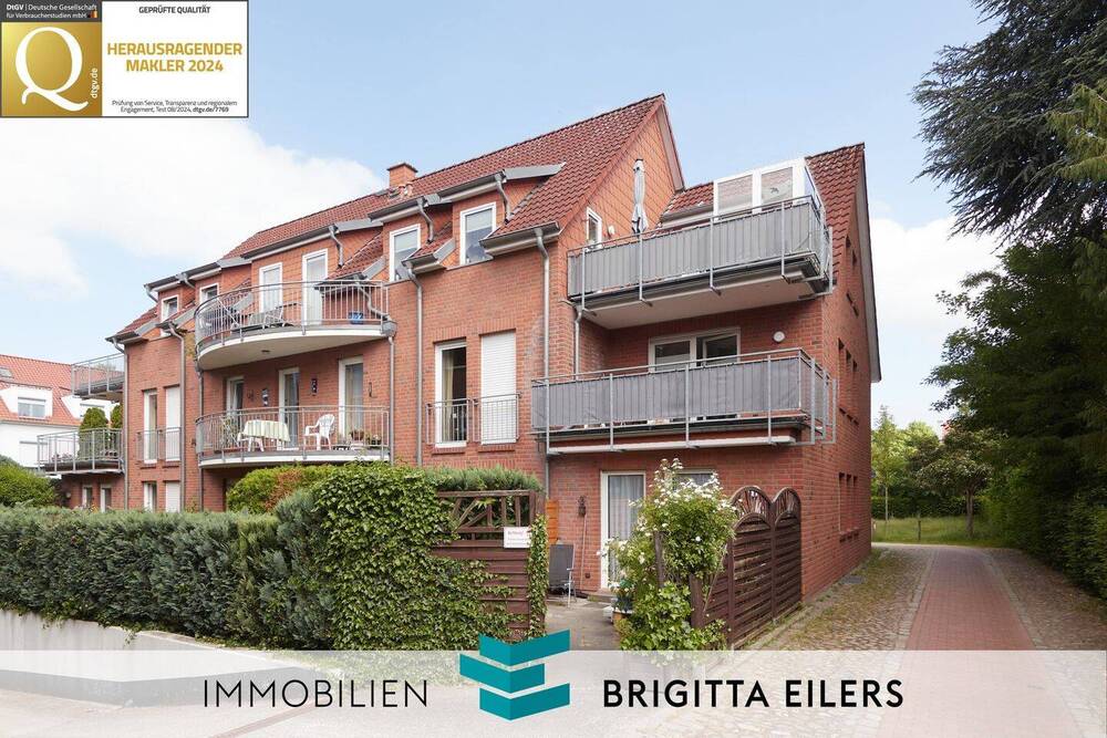 Thumbnail-Innenstadtlage, Südbalkon, Tiefgarage - Vermietete 2-Zimmer-Wohnung ohne Käuferprovision in Achim!