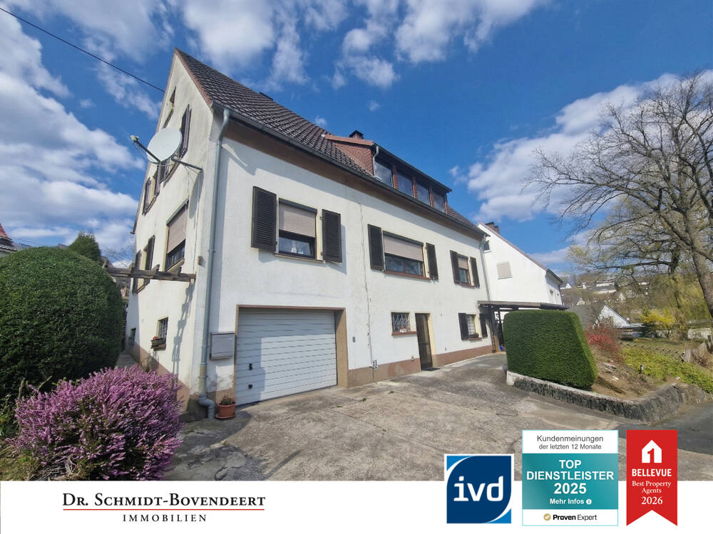Thumbnail-Großzügiges Ein- bis Zweifamilienhaus mit schönem Garten und Garage, Alte Dreisbach!